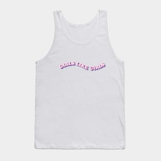 Girls like girls (bisexual flag colors) Tank Top